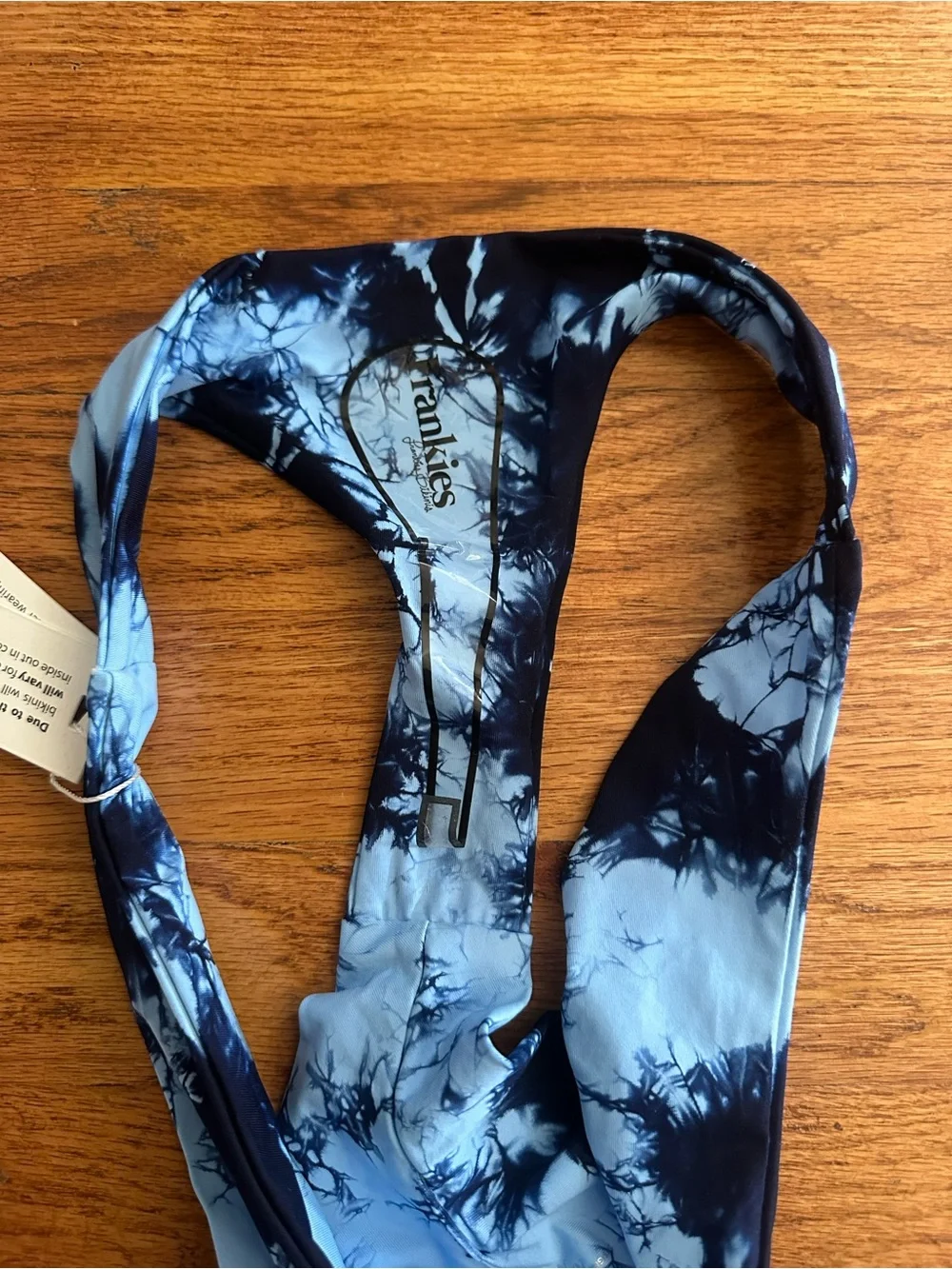 Frankie's Bikinis Sofia Richie Collab Ryan Blue Tie-Dye Bikini New Women's S